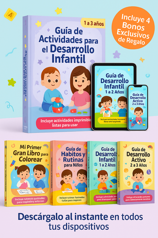Guía de Estimulación Infantil + 4 bonos exclusivos